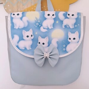 sac à dos cartable maternelle fille "chatons"