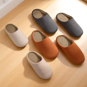 Memory Foam Slippers: Unisex Cozy Anti-Slip House Shoes