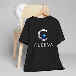 Cleeva Unisex T-Shirt, Designer Style Tee, Premium Fashion Top, High-End Graphic Shirt, Exclusive Logo Apparel