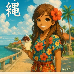 OKINAWA - Nihon Kawaii Tour T-Shirt | Anime Style Japan Travel Tee