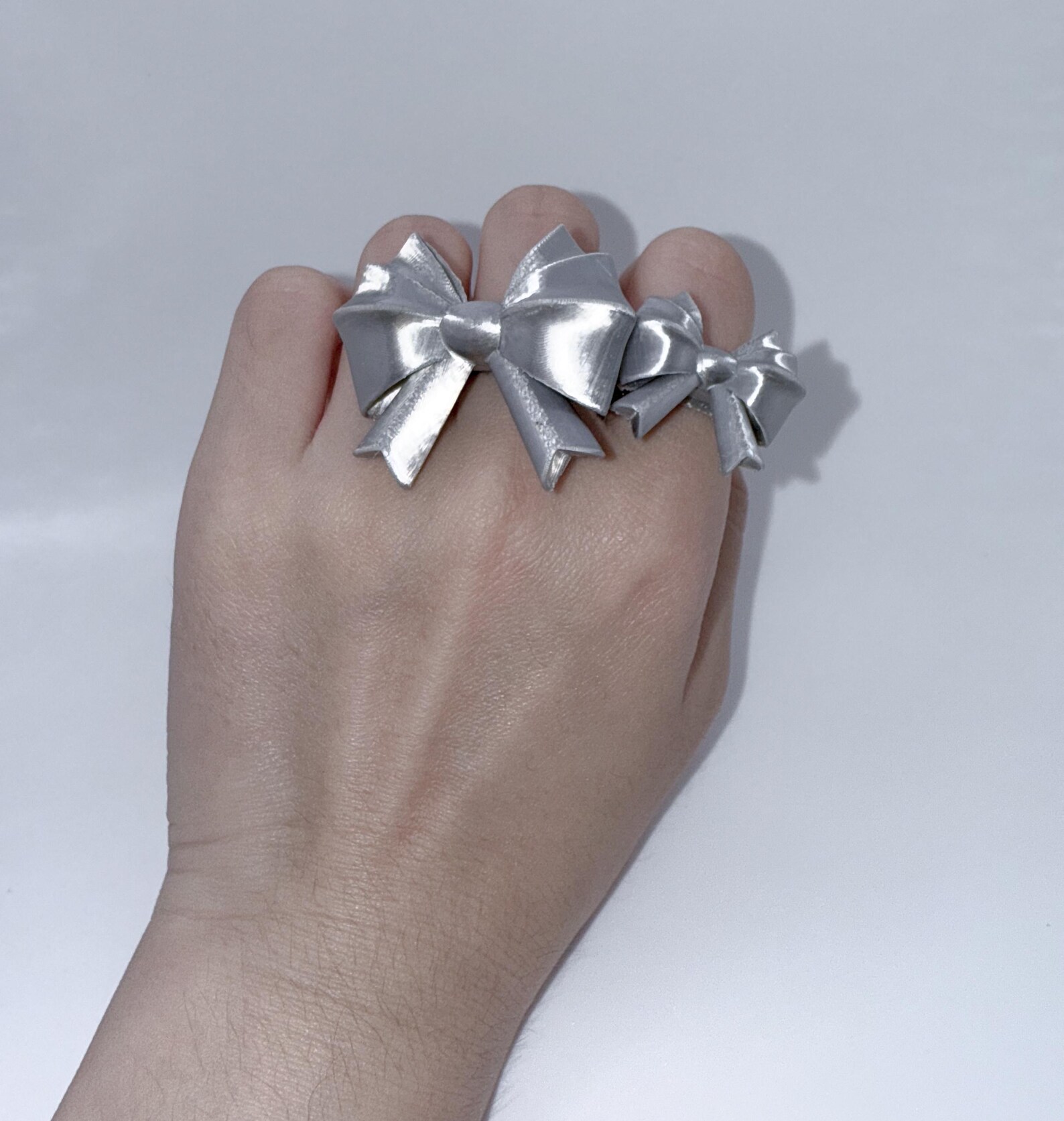 Y2K Punk Bow Ring Acubi Jirai Kei Ribbon Jewelry Vkei Cyber Grunge ...