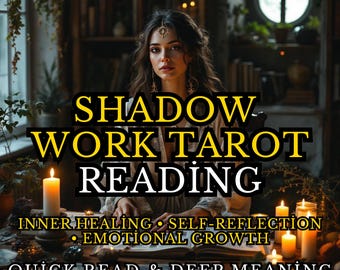 Lectura de Tarot Sombra | Sanación y Reflexión Interior | Guía Espiritual