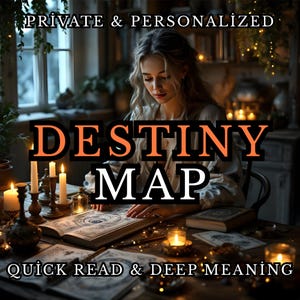 Lecture Chemin de Vie & Destinée | Tarot Clairvoyant + Thème Natal | Guide de l’Âme | Livraison Intuitive