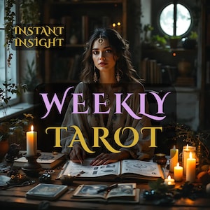 Tarô Semanal com 7 Cartas | Leitura da Energia da Semana | Orientação Intuitiva | Leitura Digital | Entrega Rápida