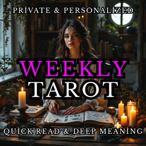 Prévisions Tarot 7 Cartes Hebdo | Lecture d&#39;Énergie | Guidance Intuitive | Tarot Numérique | Livraison Rapide