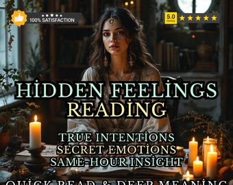 Lectura psíquica de sentimientos ocultos / Revela intenciones y emociones (PDF digital)