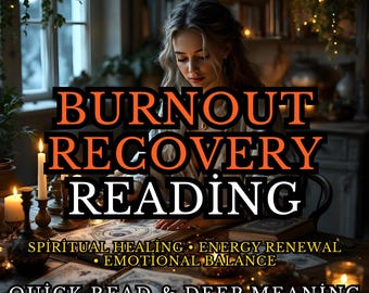 Lectura Espiritual Recuperación Burnout | Guía de Sanación Energética y Renovación Emocional