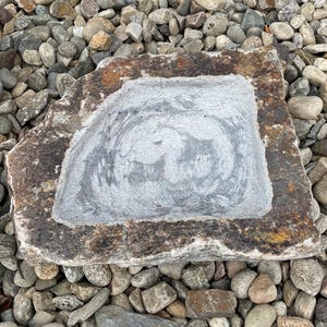 Handmade Natural New England Granite Bird Bath for Yard or Garden 62519