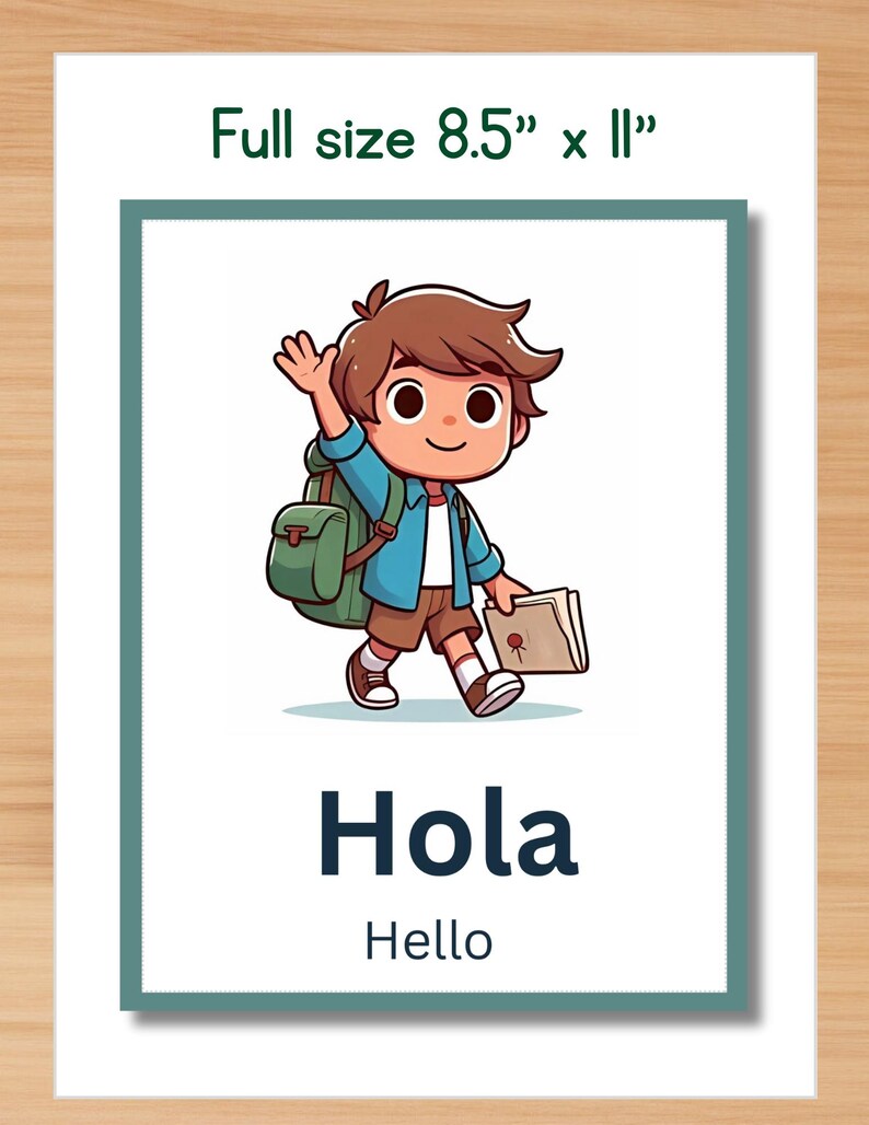 Spanish First Phrases Flashcards: Bilingual Learning for Kids (PDF ...