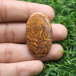 Naturlig Mariam Jaspis Cabochon, Oval Ädelsten för Smyckestillverkning