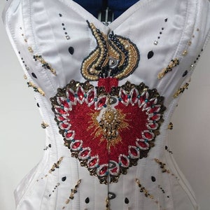 Custom Hand Beaded Corset - Your size and design