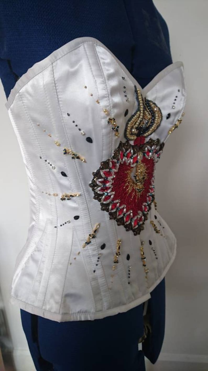 Custom Hand Beaded Corset Your size and design Etsy