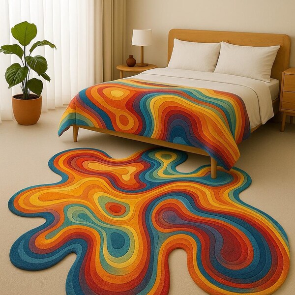 Blob Rug - Etsy