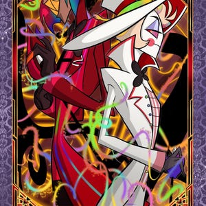 Lucifer Hazbin Hotel Trading Cards - Etsy