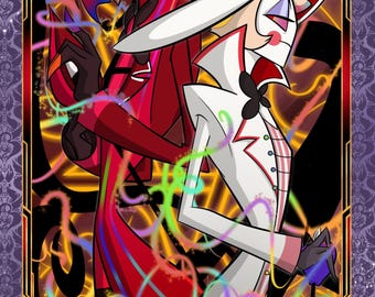 FOIL - But He Can 09/32 - A Hazbin Hotel Fancard