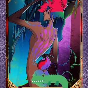 Vincent Whitman Hazbin Hotel Card - Etsy
