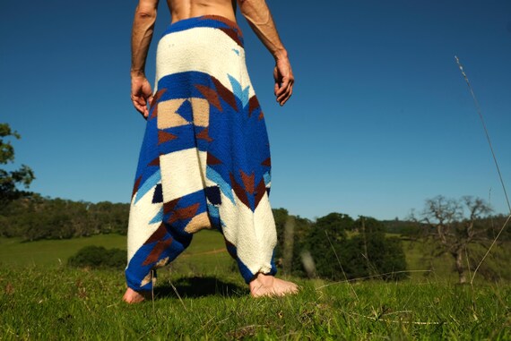 Knit Pants Drop Crotch Pendleton Southwest Fits Many Sizes S-L
