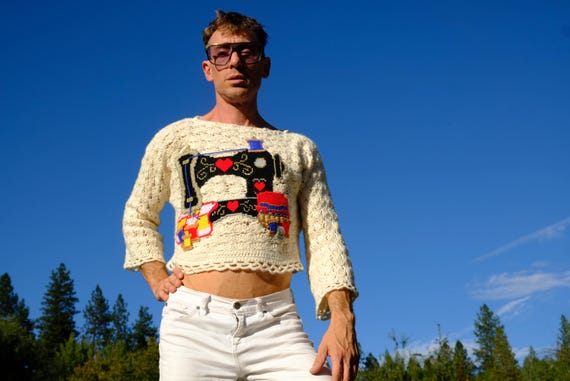 Crochet Sweater Cross Stitch Yarn Art Sewing Machine Collage S