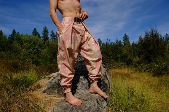 Hammer Pants Soft Desert Hues Repurposed Cotton M