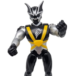 Power Ranger Black Bat Ranger Deluxe Thunder Vehicle Figure Bandai 2007