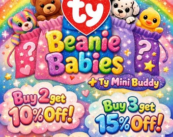 Ty Beanie Babies Mystery Bag met Mini Buddy