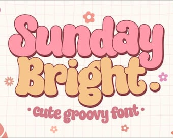 Sunday Bright Font,Display Font |Instant Download|