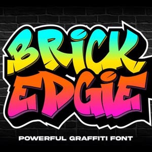 Graffiti style font - Etsy 日本