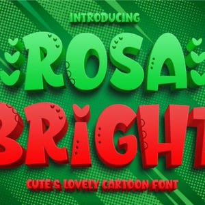 Rosa Bright Font, Urban Graffiti Font, Vintage Font, Retro Font, Street Font, graffiti SVG, graffiti alphabet, Display Font,  Cartoon Font