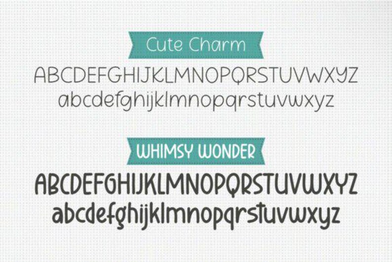The Cute Handwriting Bundle Font - Handwriting Fonts, Cricut Font ...