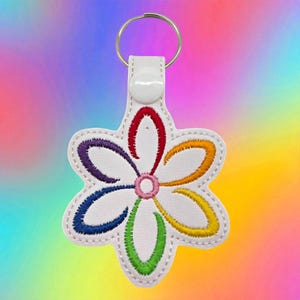 Pride Keyring, Rainbow Keyfob, LGBTQ+