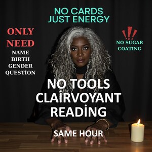 Même heure sans cartes Lecture par clairvoyance, clairvoyance énergétique, honnête et rapide, orientation spirituelle, aucun outil utilisé