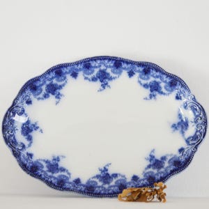 Antique Blue And White Grindley Platter, Blue And White China, English China, Thanksgiving Platter, Large Platters, British Dining, Platters