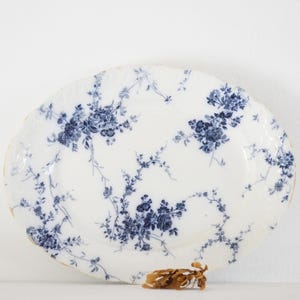 Antique Blue And White Booths Platter, Blue And White China, English China, Thanksgiving Platter, Large Platters, British Dining, Platters
