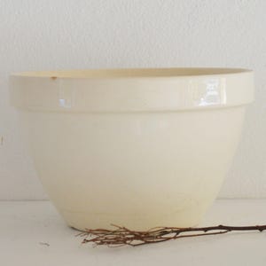 Vintage English Pudding Basin Bowl, Ironstone Mixing Bowl, Vintage Mixing Bowl, Farmhouse Bowl, Stoneware Mixing Bowl, Ironstone Bowl