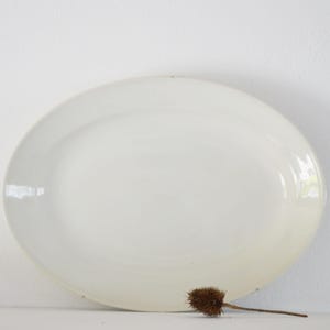 Antique White Grindley Platter, White China, English China, Thanksgiving Platter, Large Platters, British Dining, Farmhouse Decor, Rustic