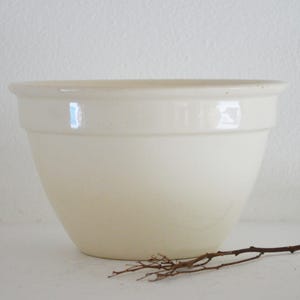 Vintage English Pudding Basin Bowl, Ironstone Mixing Bowl, Vintage Mixing Bowl, Farmhouse Bowl, Stoneware Mixing Bowl, Ironstone Bowl