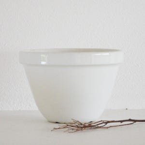 Small Vintage English Pudding Basin Bowl, Ironstone Mixing Bowl, Vintage Mixing Bowl, Farmhouse Bowl, Stoneware Mixing Bowl, Ironstone Bowl