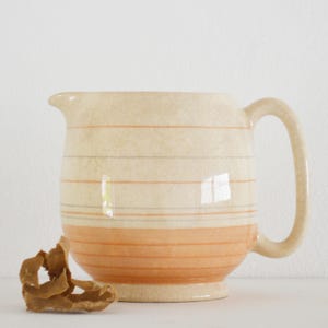 Small Vintage Grays Pottery Jug, Milk jug, Farmhouse Decor, Farmhouse Kitchenware, Retro Kitchen, Vase Jug, Flower Jug, Small Pitcher Jug