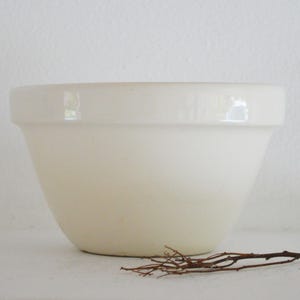 Vintage English Pudding Basin Bowl, Ironstone Mixing Bowl, Vintage Mixing Bowl, Farmhouse Bowl, Stoneware Mixing Bowl, Ironstone Bowl
