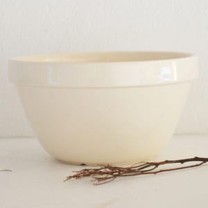 Vintage English Pudding Basin Bowl, Ironstone Mixing Bowl, Vintage Mixing Bowl, Farmhouse Bowl, Stoneware Mixing Bowl, Ironstone Bowl