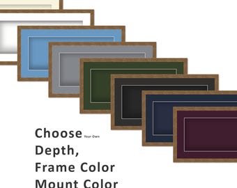 Deep Shadow Box Frame: Customizable Depth, Keepsake Display