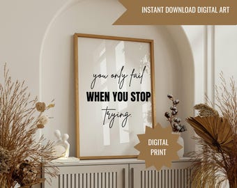 Inspirational Wall Art | Minimalist Home Decor (Digital Download)