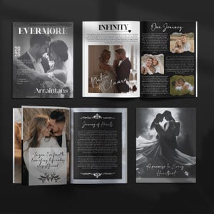 Wedding Magazine Template, 20 Pages Wedding Magazine, Wedding Welcome Magazine, Printable Wedding Program, Wedding Booklet, Canva Editable
Canva Wedding, Ceremony Program, Customizable, Elegant Wedding, Magazine Template, Wedding Booklet, Wedding Day Timeline, Wedding Guide, Wedding Magazine, Wedding Newspaper, Wedding Program, Wedding itinerary, personalize