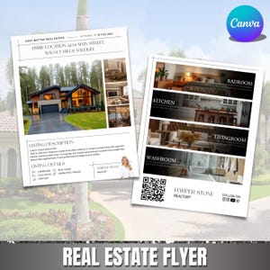 Folleto de presentación inmobiliaria, nuevo agente inmobiliario, carta de presentación, gestión inmobiliaria, marketing inmobiliario, Canva editable