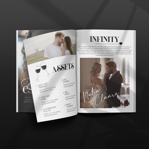 Wedding Magazine Template, 20 Pages Wedding Magazine, Wedding Welcome Magazine, Printable Wedding Program, Wedding Booklet, Canva Editable
Canva Wedding, Ceremony Program, Customizable, Elegant Wedding, Magazine Template, Wedding Booklet, Wedding Day Timeline, Wedding Guide, Wedding Magazine, Wedding Newspaper, Wedding Program, Wedding itinerary, personalize