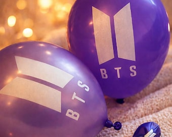 BTS Purple Ballons