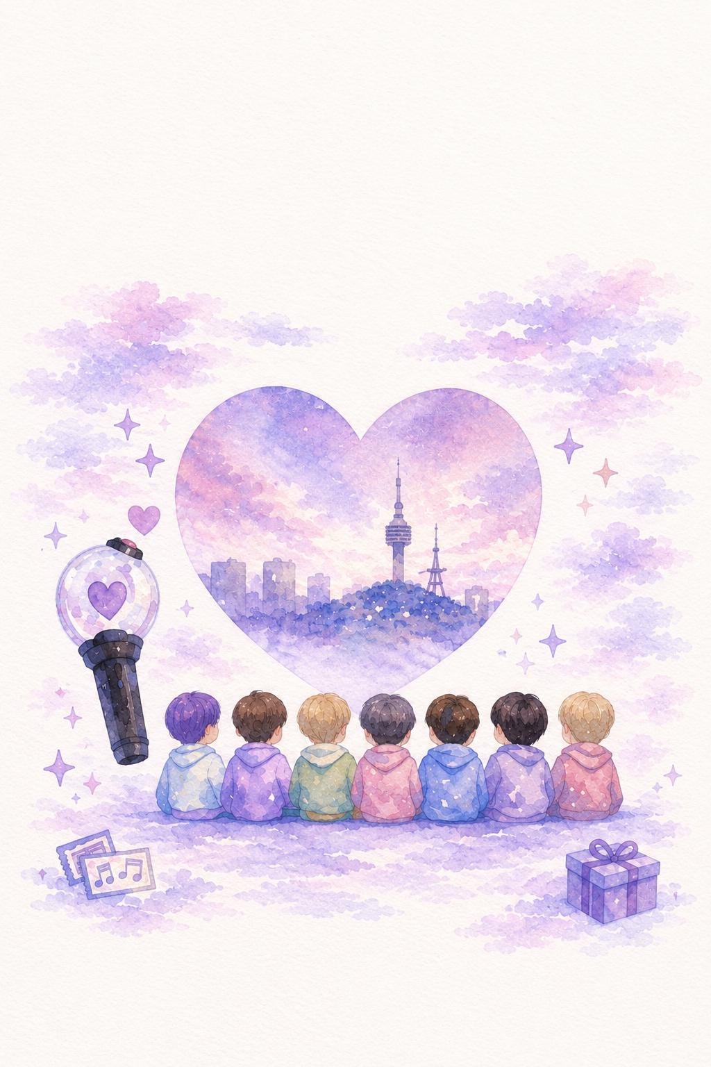 Bts Greeting Card - Etsy