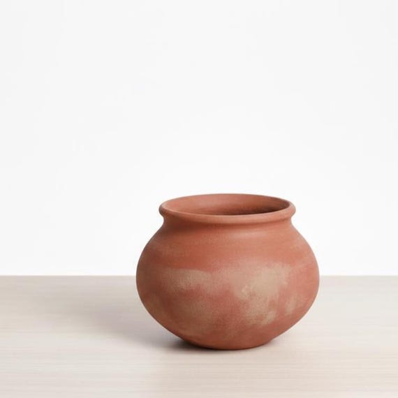 Traditional Indian Clay Pot | Handmade Mitte Matka | Terracotta Water Jar