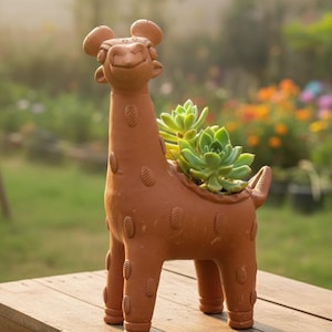 Clay Goat Pot - Etsy