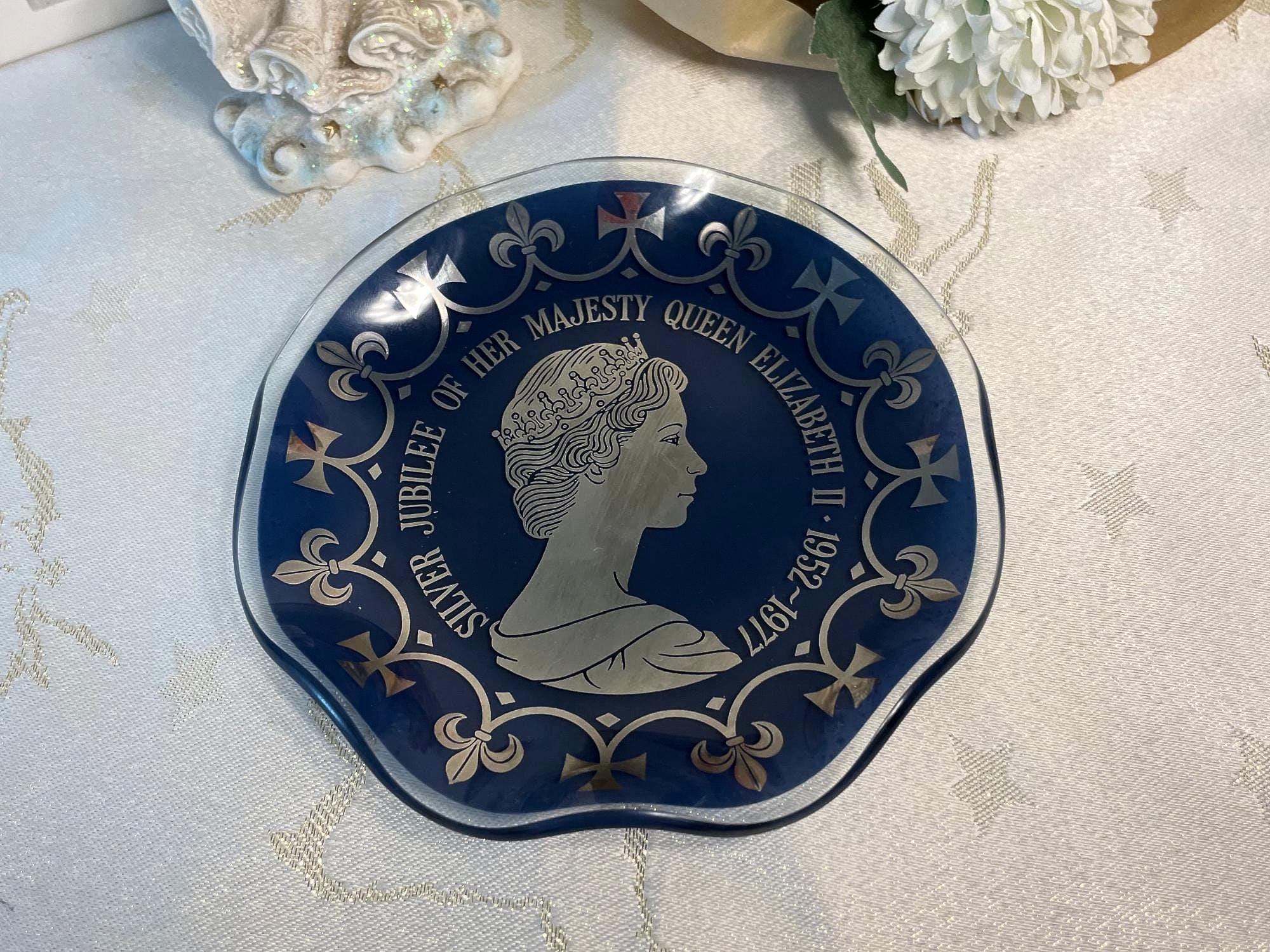 Queen Elizabeth Ii Silver Jubilee Plate 1952=1977 - Etsy